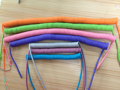 PVC彩色弹簧线