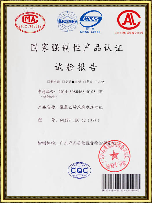 国家强制性产品认证试...